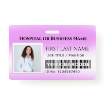 Streepjescode Foto Verpleegkundige Doctor in de ge