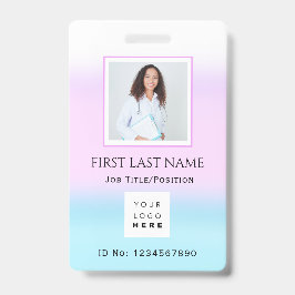 Streepjescode Foto Verpleegster Dokter Gezondheids Badge