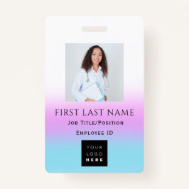 Streepjescode Fotonaam ID Kaart Arts Verpleegkundi Badge