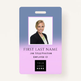 Streepjescode Fotonaam ID Kaart Verpleegkundige Zo Badge