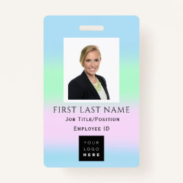 Streepjescode Fotonaam IDCard Verpleegkundige Gezo Badge