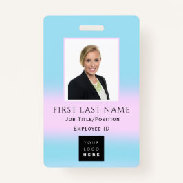 Streepjescode Fotonaam IDCard Verpleegkundige Heal Badge