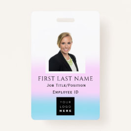 Streepjescode Fotonaam IDCard Verpleegkundige Heal Badge