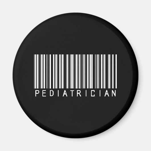 Streepjescode kinderarts magneet (Voorkant)