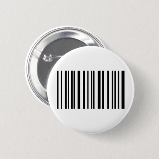 streepjescode-label ronde button 5,7 cm (Voorkant /achterkant)