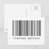 Streepjescode - Limited Edition Briefkaart (Voorkant / Achterkant)