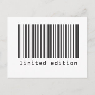 Streepjescode - Limited Edition Briefkaart