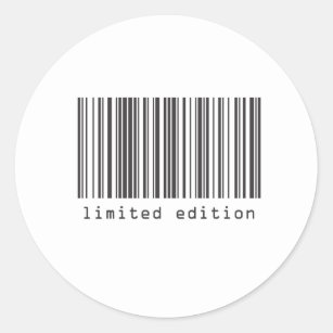 Streepjescode - Limited Edition Ronde Sticker
