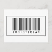 Streepjescode Logisticiste Briefkaart (Voorkant)
