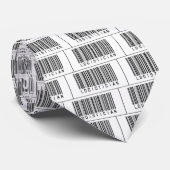 Streepjescode Logisticiste Stropdas (Opgerold)