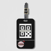 Streepjescode, Logo, naam Bagagelabels (Voorkant (verticaal))