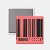 streepjescode magneet (Voorkant / Achterkant)
