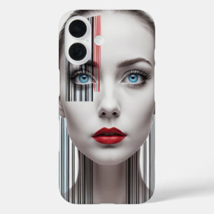 Streepjescode modern meisje hoes