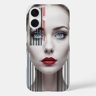 Streepjescode modern meisje hoes