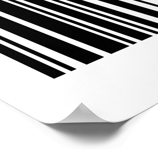 streepjescode poster (Hoek)