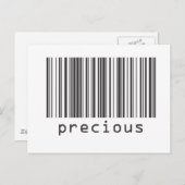 Streepjescode - Precious Briefkaart (Voorkant / Achterkant)