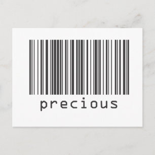 Streepjescode - Precious Briefkaart