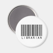 streepjescode van de bibliotheek magneet (Voorkant / Achterkant)