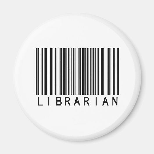 streepjescode van de bibliotheek magneet (Voorkant)