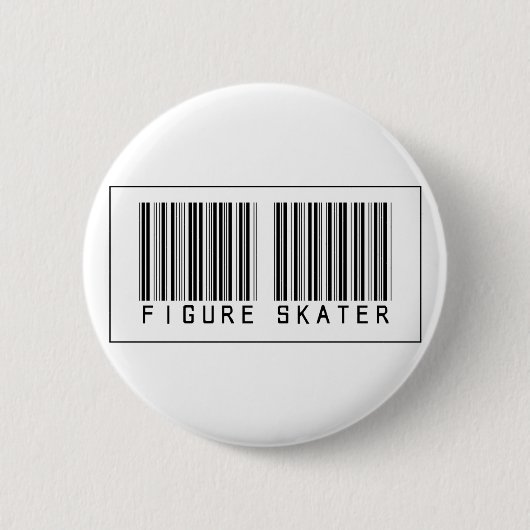 Streepjescode voor Skater Ronde Button 5,7 Cm (Voorkant)