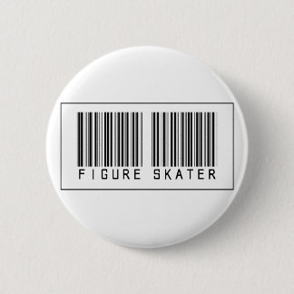 Streepjescode voor Skater Ronde Button 5,7 Cm