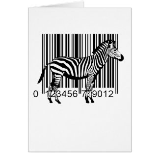 Streepjescode Zebra