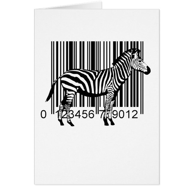 Streepjescode Zebra (Voorkant)