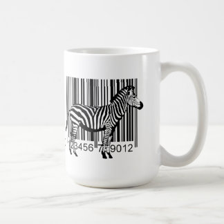 Streepjescode Zebra Koffiemok