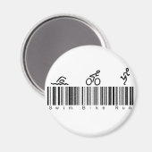 Streepjescodenummeringsrun Magneet (Voorkant / Achterkant)