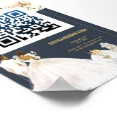 Streepjescodes voor wenskaarten poster (Hoek)