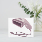 streepjescodescannerlezer usb-kabel briefkaart (Staand voorkant)