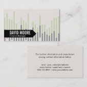 Streepjesgraaf (groen) | Pijl Visitekaartje (Voorkant / Achterkant)