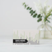 Streepjesgraaf (groen) | Pijl Visitekaartje (Staand voorkant)