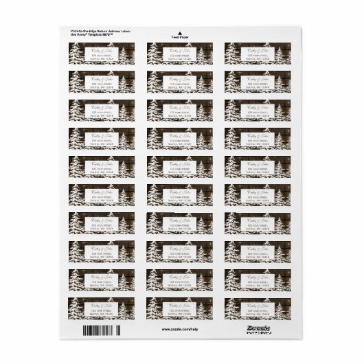 Streepjeslabel voor het bruindenhout etiket (Full Sheet)