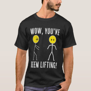 Streepjesmannetje Je Bent Lustig Aan Het Sporten S T-shirt