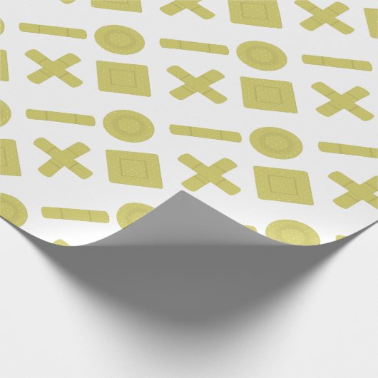 streepjespictogrammen cadeaupapier (Hoek)