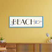 Streepjesteken Canvas Afdruk (Insitu (Woonkamer))