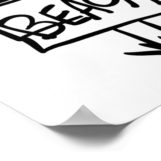 Streepjesteken Poster (Hoek)