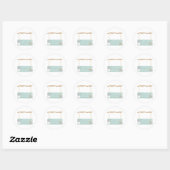 Streepjesteken Ronde Sticker (Vel)