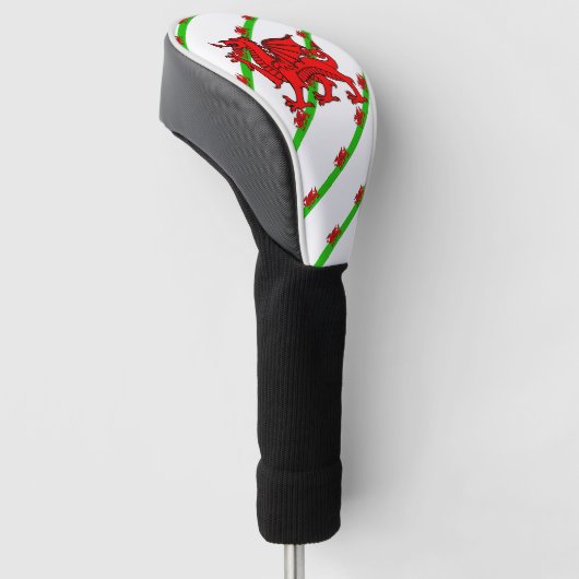 Streepjesvlag Golfheadcover (Schuin)