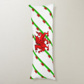 Streepjesvlag Lichaamskussen (Voorkant Verticaal)