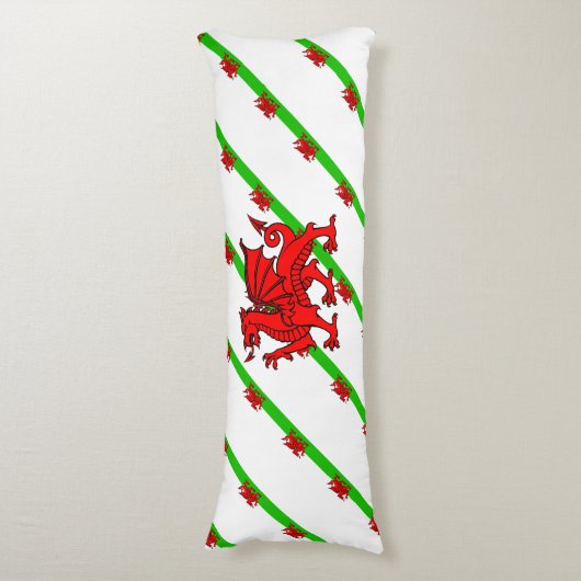 Streepjesvlag Lichaamskussen (Voorkant Verticaal)