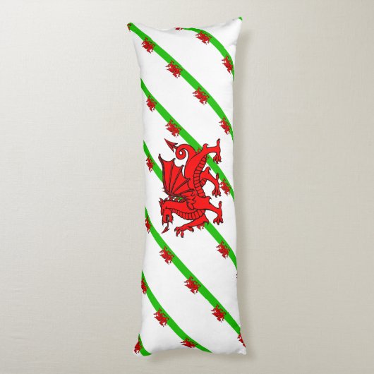 Streepjesvlag Lichaamskussen (Achterkant (Verticaal))