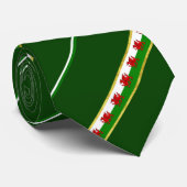 Streepjesvlag Stropdas (Opgerold)