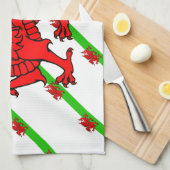 Streepjesvlag Theedoek (Quarter Fold)