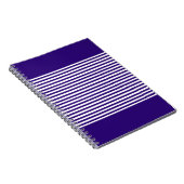 Streeppatroon | Modern Kleurrijk Notitieboek (Rechterzijde)