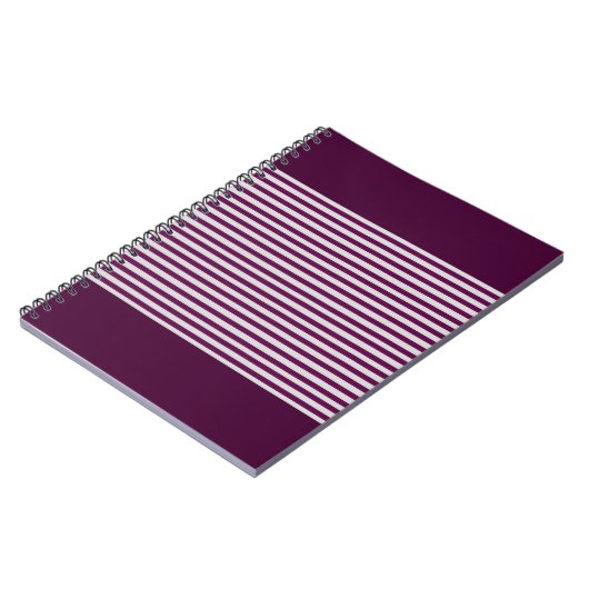 Streeppatroon | Modern Kleurrijk Notitieboek (Linkerzijde)