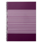 Streeppatroon | Modern Kleurrijk Notitieboek (Voorkant)