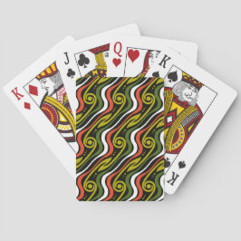 streeppatroon pokerkaarten