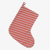 Streeppatroon van snoep grote kerstsok (Voorkant (Hangend))
